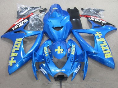 Carena Moto Suzuki GSXR 750 2006-2007 - Blu Rosso Nero Oro Rizla Fabbrica