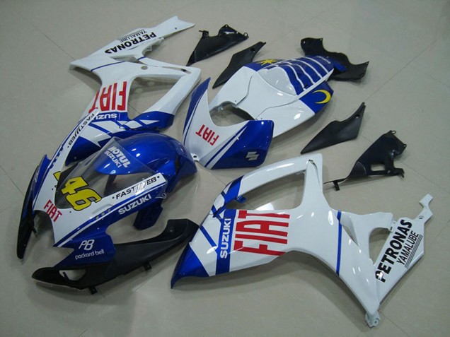 Carena Moto Suzuki GSXR 750 2006-2007 - Bianco Blu Rosso Fiat 46