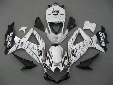 Carena Moto Suzuki GSXR 750 2008-2010 - Bianco Nero Corona Extra Alstare Fabbrica