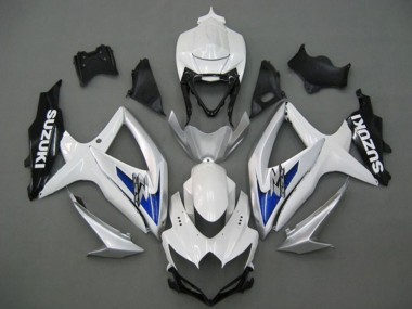 Carena Moto Suzuki GSXR 750 2008-2010 - Bianco Argento Blu Nero Fabbrica