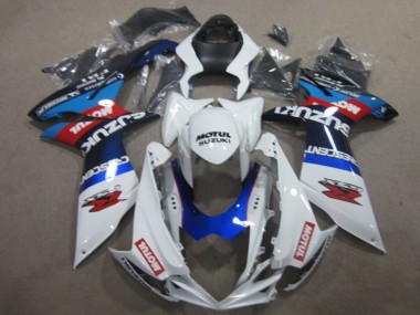 Carena Moto Suzuki GSXR 750 2011-2024 - Bianco Blu Motul Fabbrica