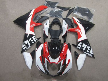 Carena Moto Suzuki GSXR 750 2011-2024 - Nero Rosso Fabbrica
