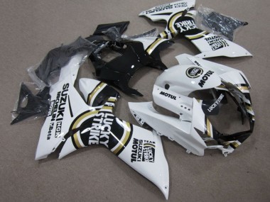 Carena Moto Suzuki GSXR 750 2011-2024 - Bianco Lucky Strike Nero Motul Fabbrica