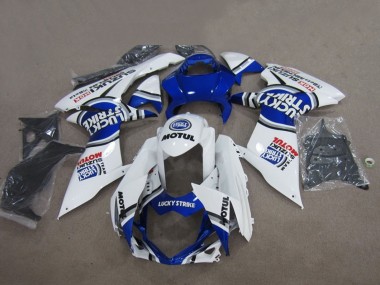 Carena Moto Suzuki GSXR 750 2011-2024 - Bianco Lucky Strike Motul Fabbrica