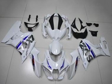Carena Moto Suzuki GSXR 1000 2017-2024 - Bianco Blu Fabbrica