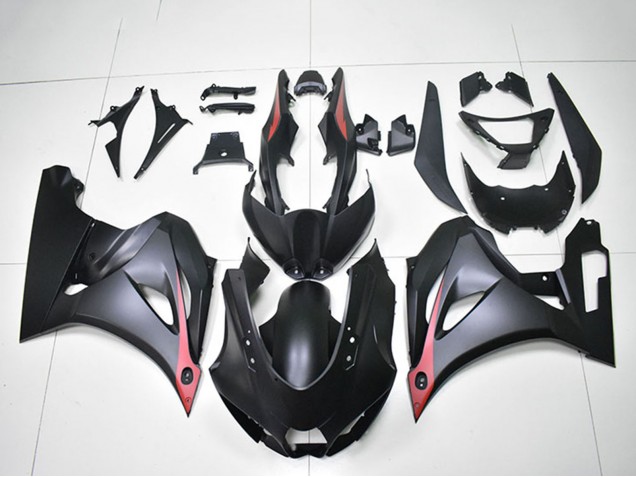 Carene Moto Suzuki GSXR 1000 2017-2025 - Nero Opaco Rosso