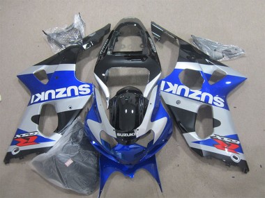 Carena Moto Suzuki GSXR 1000 2000-2002 - Blu Argento Nero Rosso Bianco Decal Fabbrica