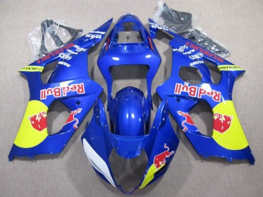Carena Moto Suzuki GSXR 1000 2003-2004 - Blu Giallo Red Bull Fabbrica