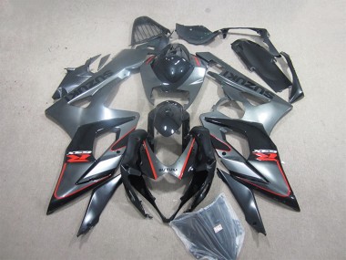 Kit Carena Moto Suzuki GSXR 1000 2005-2006 - Nero Grigio Rosso Fabbrica