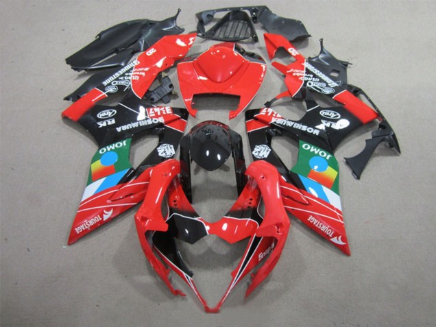 Carena Moto Suzuki GSXR 1000 2005-2006 - Rosso Nero Blu Bianco Verde