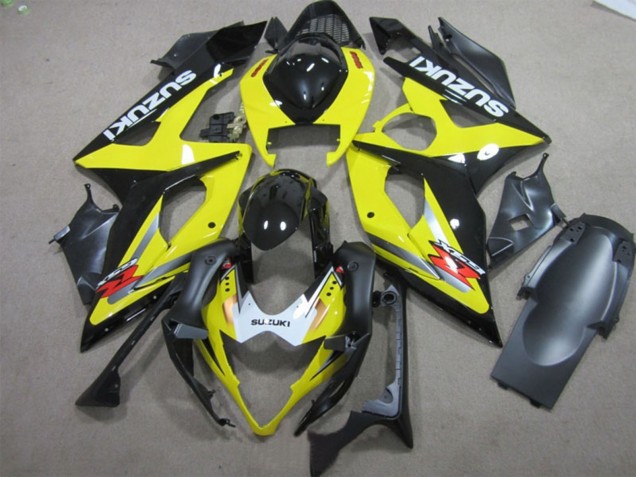 Carena Moto Suzuki GSXR 1000 2005-2006 - Giallo Nero Bianco Rosso