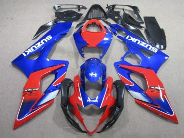Carena Moto Suzuki GSXR 1000 2005-2006 - Blu Rosso Fabbrica