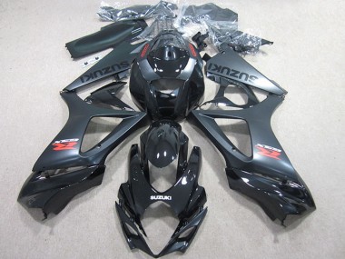 Kit Carena Moto Completo Suzuki GSXR 1000 2007-2008 - Nero Lucido Nero Opaco Fabbrica