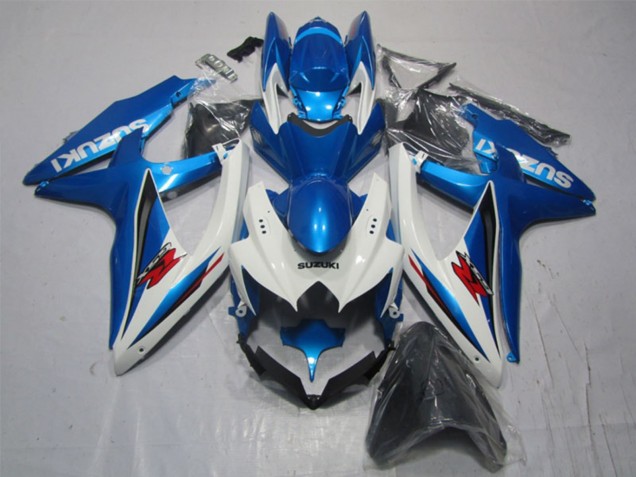 Carena Moto Suzuki GSXR 1000 2007-2008 - Bianco Blu Rosso
