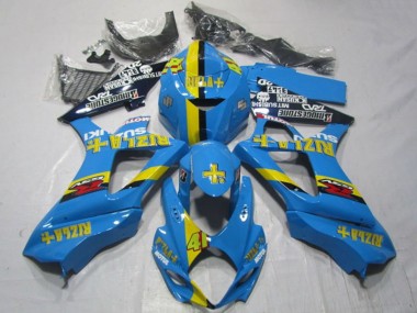 Carena Moto Suzuki GSXR 1000 2007-2008 - Blu Giallo Nero Rizla 41 Fabbrica