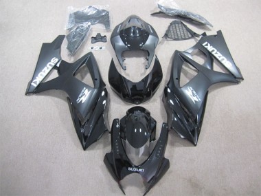 Kit Carena Moto ABS Suzuki GSXR 1000 2007-2008 - Nero Lucido Nero Opaco Fabbrica