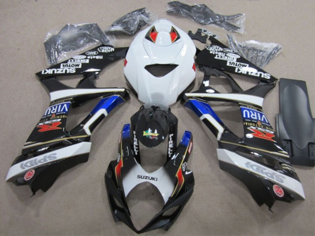 Carena Moto Suzuki GSXR 1000 2007-2008 - Bianco Blu Rosso Nero