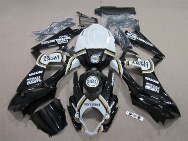 Carena Moto Suzuki GSXR 1000 2007-2008 - Bianco Nero Lucky Strike Motul Fabbrica