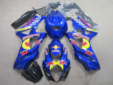 Carena Moto Suzuki GSXR 1000 2007-2008 - Blu Giallo Nero Red Bull Fabbrica