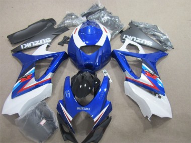 Carena Moto Suzuki GSXR 1000 2007-2008 - Bianco Blu Rosso Fabbrica