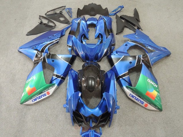 Carena Moto Suzuki GSXR 1000 2009-2016 - Blu Verde JOMO