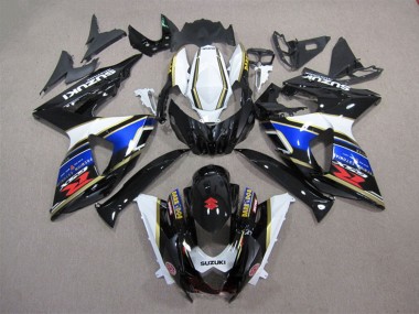 Carena Moto Suzuki GSXR 1000 2009-2016 - Bianco Blu Nero Dark Dog Fabbrica