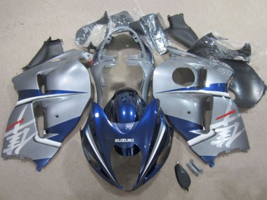 Carena Moto Suzuki GSXR 1300 Hayabusa 1996-2007 - Argento Blu Fabbrica