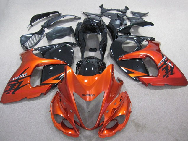 Carena Moto Suzuki GSXR 1300 Hayabusa 2008-2020 - Arancia Nero