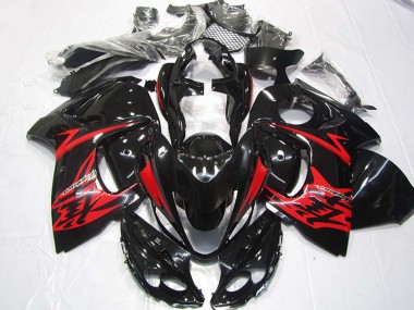 Carena Moto Suzuki GSXR 1300 Hayabusa 2008-2020 - Nero Lucido Rosso Fabbrica