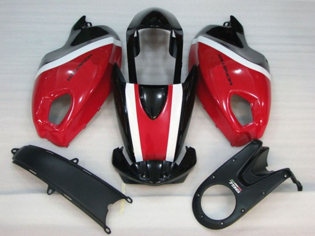 Kit Carena Moto Ducati Monster 696 2008-2012 - Bianco Rosso Nero Lucido