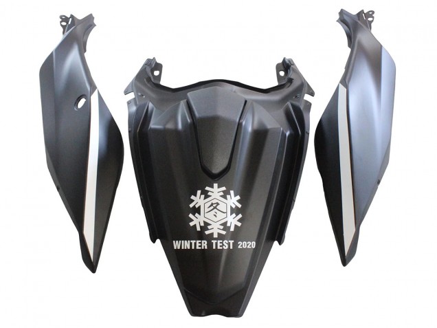 Carena Moto Kawasaki EX400 2018-2024 - Nero Opaco Verde Mostro Showr Nevicare