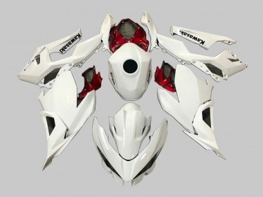 Carena Moto Kawasaki EX400 2018-2024 - Bianco Rosso Nero Fabbrica