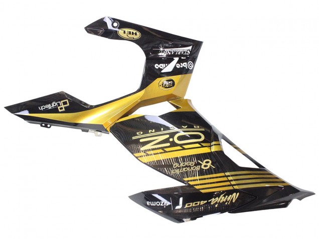 Carena Moto Kawasaki EX400 2018-2024 - Oro Nero Lucido