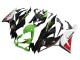 Carena Moto Kawasaki ZX6R 2019-2022 - Verde Nero Lucido Bianco Rosso