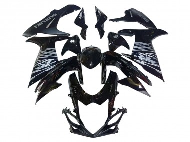 Carena Moto Suzuki GSXR 600/750 2011-2024 - Nero Lucido Argento Fabbrica