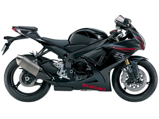 Carena Moto Suzuki GSXR 600/750 2011-2024 - Nero Opaco Rosso