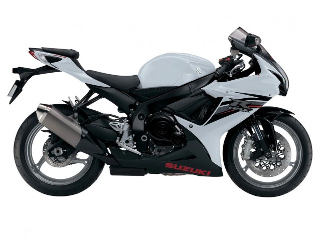 Carena Moto Suzuki GSXR 600/750 2011-2024 - Bianco Nero