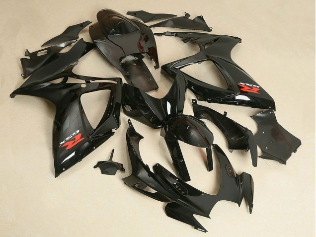 Carena Moto Suzuki GSXR 600/750 2006-2007 - Nero Lucido