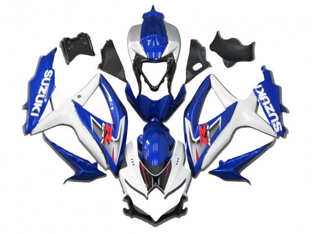 Carena Moto Suzuki GSXR 600/750 2008-2010 - Bianco Blu Rosso