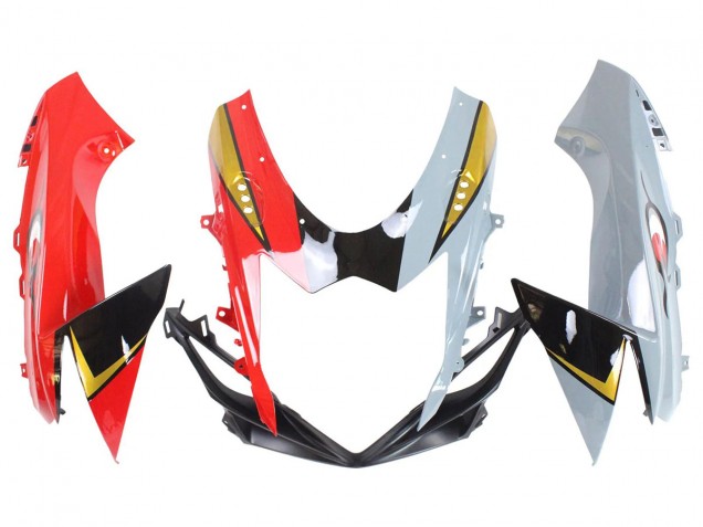 Carena Moto Suzuki GSXR 600/750 2011-2024 - Rosso Oro Grigio Nero Bianco Squalo