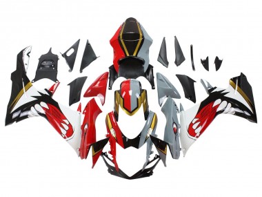 Carena Moto Suzuki GSXR 600/750 2011-2024 - Rosso Oro Grigio Nero Bianco Squalo Fabbrica