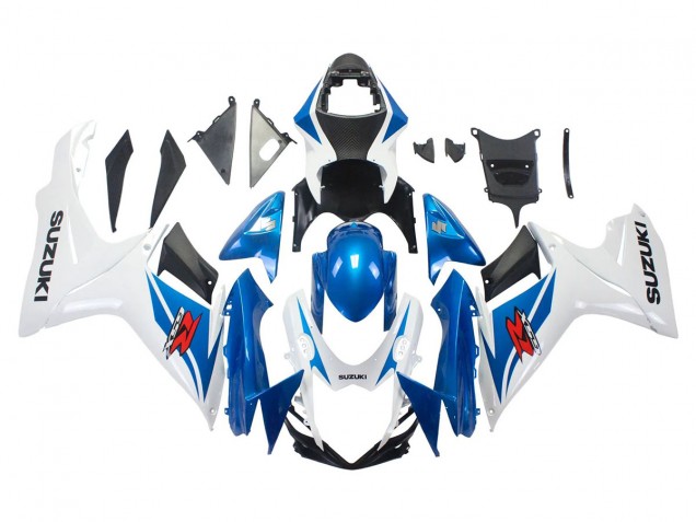 Carena Moto Suzuki GSXR 600/750 2011-2024 - Blu Bianco