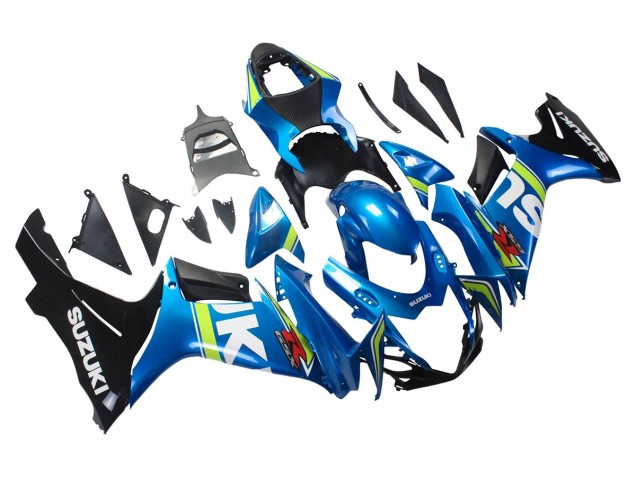Carena Moto Suzuki GSXR 600/750 2011-2024 - Blu Bianco Verde Nero