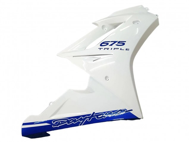 Carena Moto Triumph Daytona 675 2006-2008 - Bianco Blu