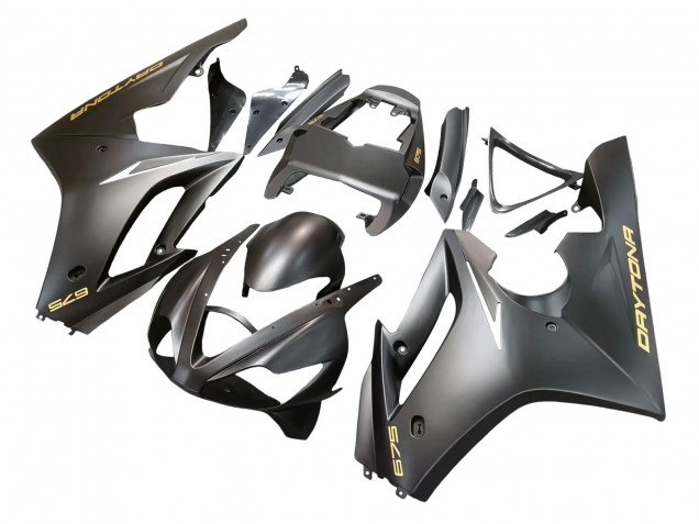 Carena Moto Triumph Daytona 675 2006-2008 - Nero Opaco