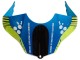 Carena Moto Yamaha YZF R1 2015-2019 - Blu Verde Nero Squalo