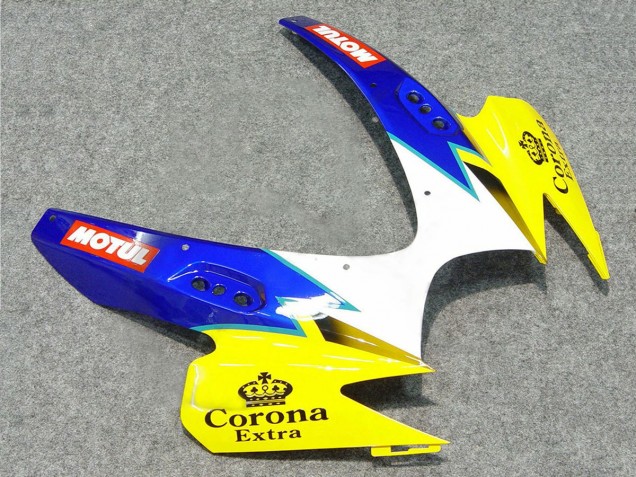 Carena Moto Suzuki GSXR 600/750 2006-2007 - Bianco Blu Giallo Corona Alstare