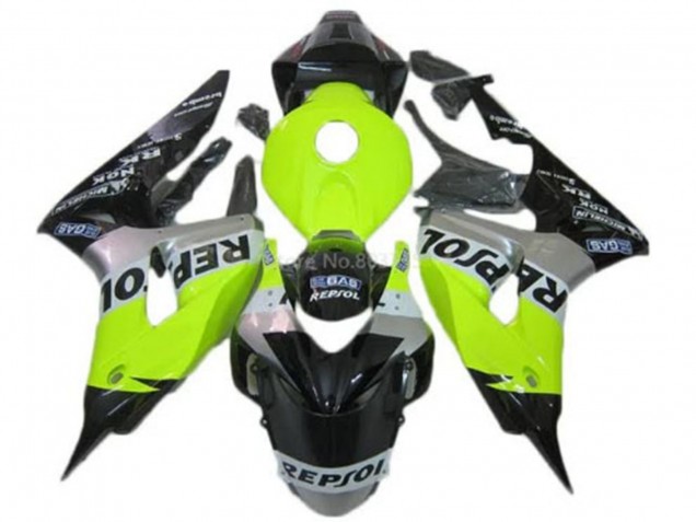 Carena Moto Honda CBR1000RR 2006-2007 - Verde Argento Nero Lucido Repsol