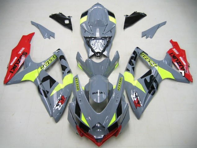 Carena Moto GSXR750 K6 2006-2007 - Nardo Grigio Neon Verde Rosso Ecstar