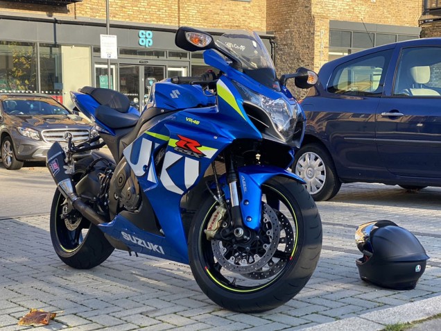 Carena Moto Suzuki GSXR 1000 2009-2016 - Blu Verde Bianco